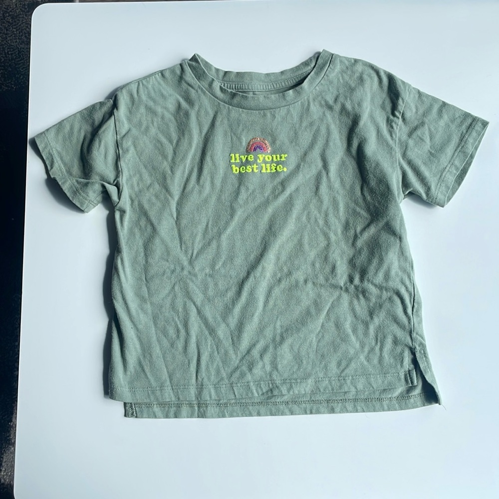 Green live your best life T-shirt